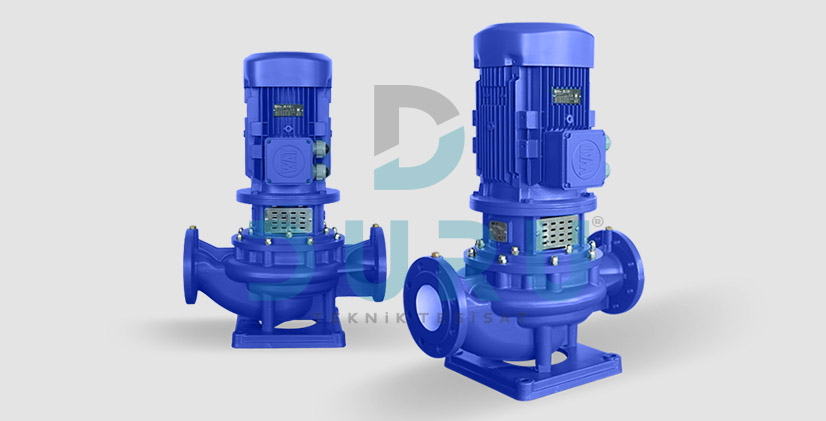 Sempa TKF-I 40-160 0,37 KW Kuru Rotorlu İnline Sirkülasyon Pompası