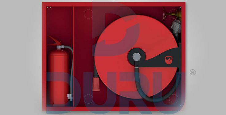 Çift (Tüp) Bölmeli Yangın Dolabı