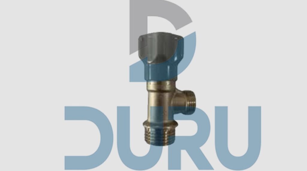 Kalde 3/8″ Taharet Musluğu Gri Volanlı